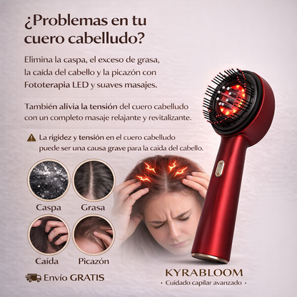 CEPILLO ACTIVADOR CAPILAR KYRABLLOM + CEPILLO BAMBÚ GRATUITO