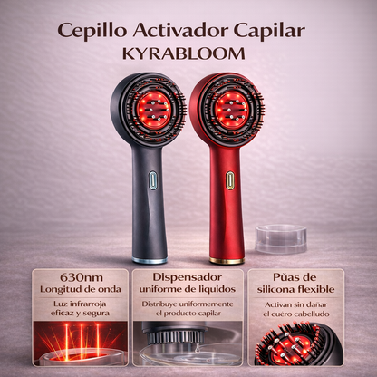 CEPILLO ACTIVADOR CAPILAR KYRABLLOM + CEPILLO BAMBÚ GRATUITO